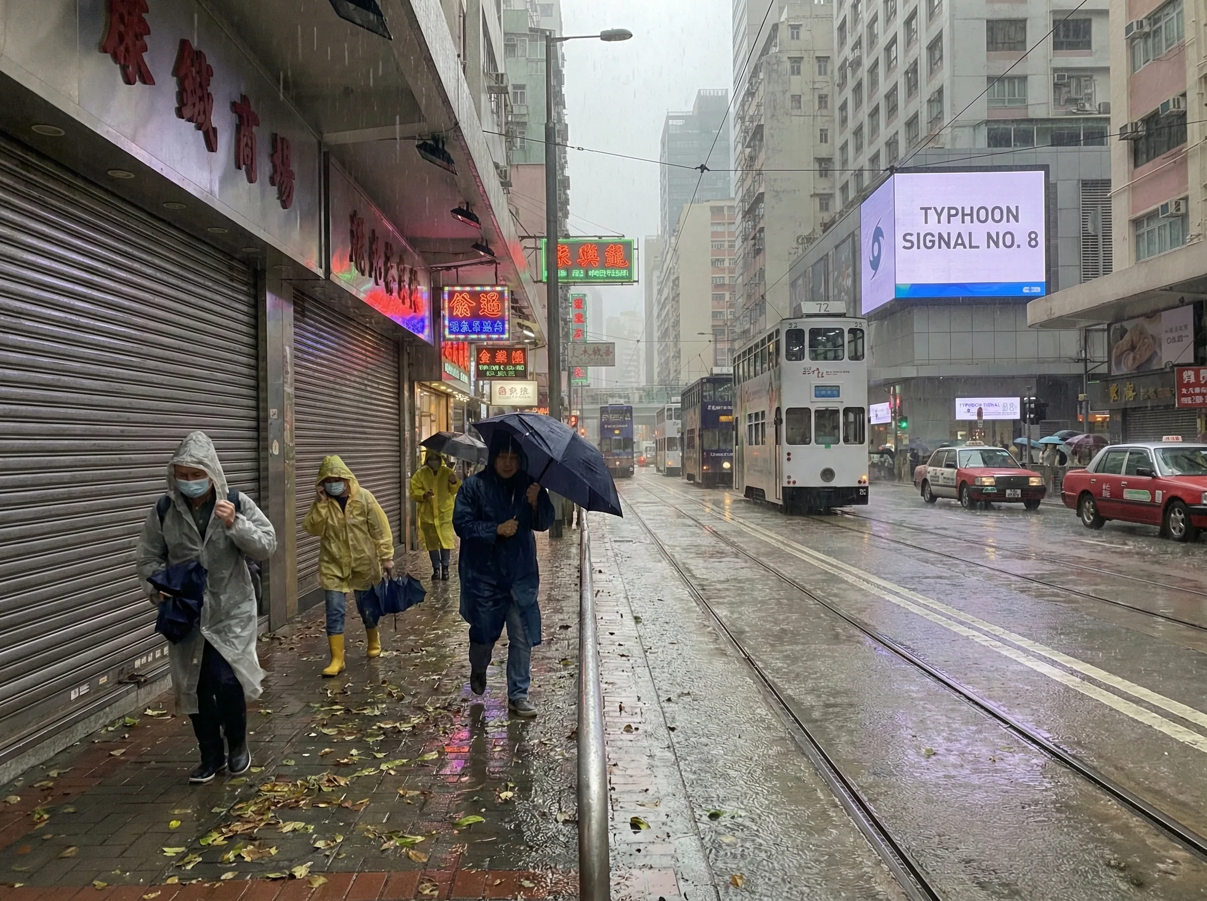 Hong Kong Typhoon Signal 8: Courts, Work and Deadline Counts